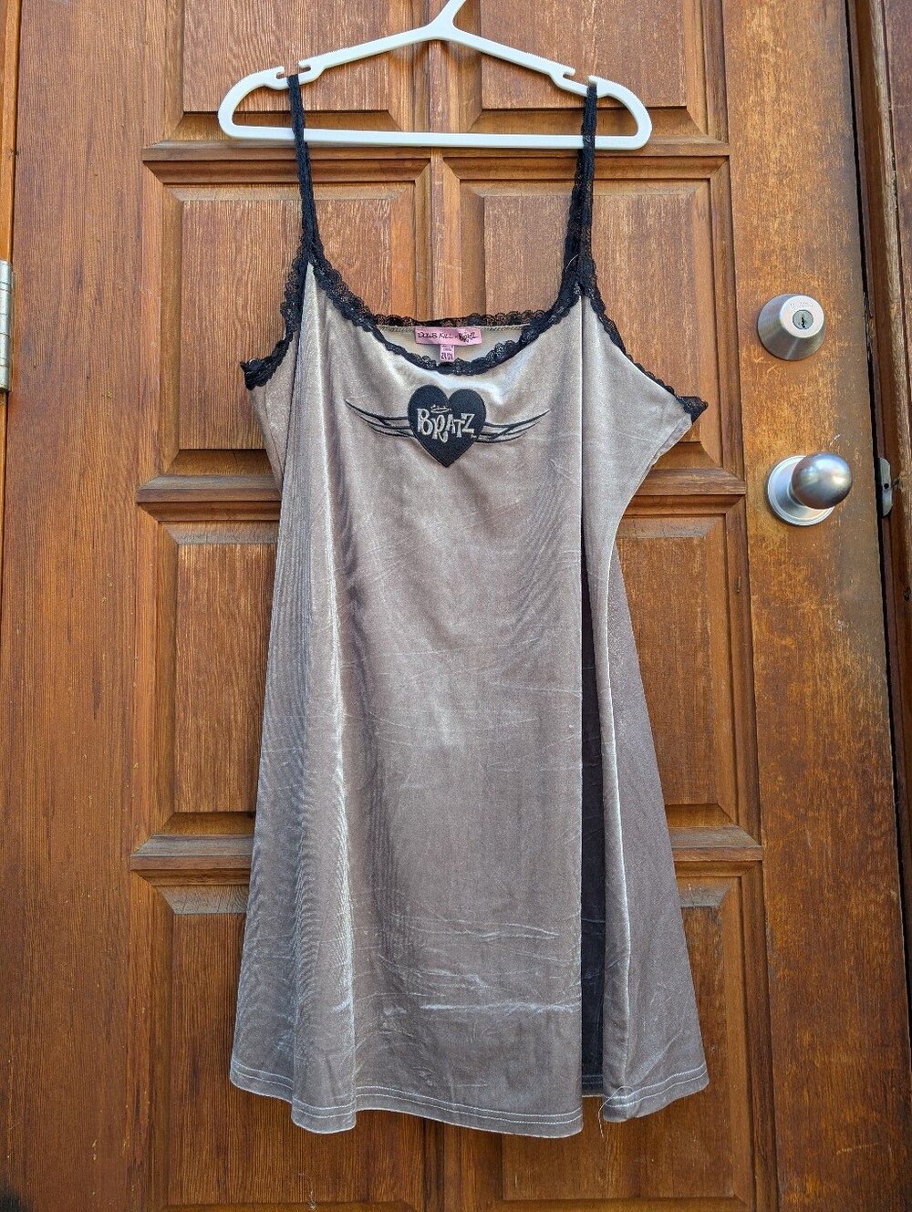 NWOT Bratz x Dolls Kill Velour Mini Dress - Picture 6 of 8